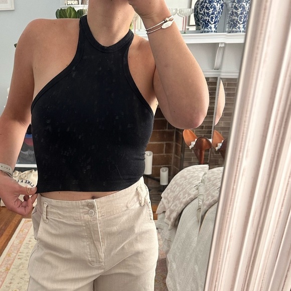 cropped high neck free people tank - Picture 5 of 5